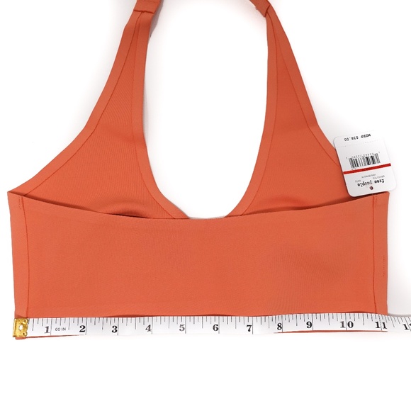 Free People Amber Halter Grapefruit Bralette XS - Picture 11 of 13